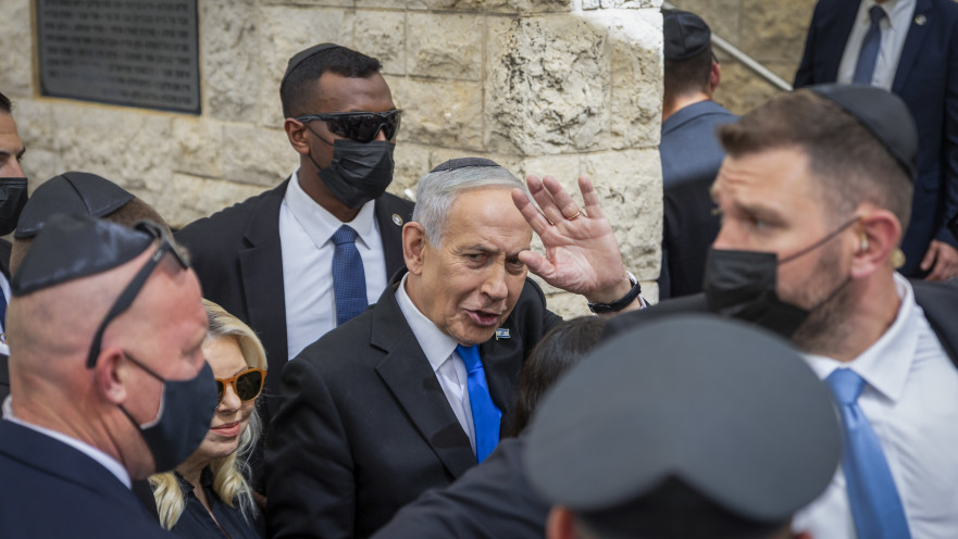 בנימין נתניהו בטקס הזיכרון בהר הרצל 2026