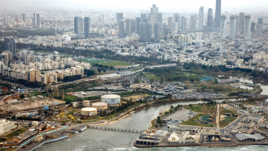 מבט אווירי על תל אביב