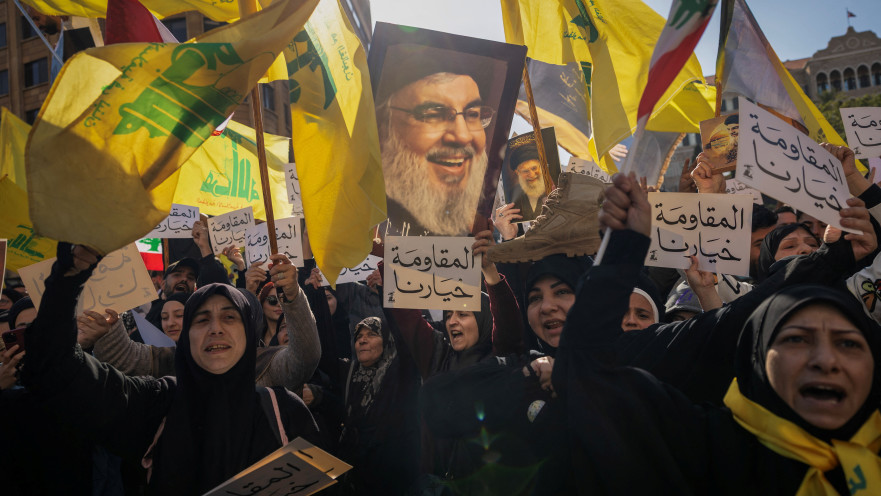 תומכי חיזבאללה בלבנון