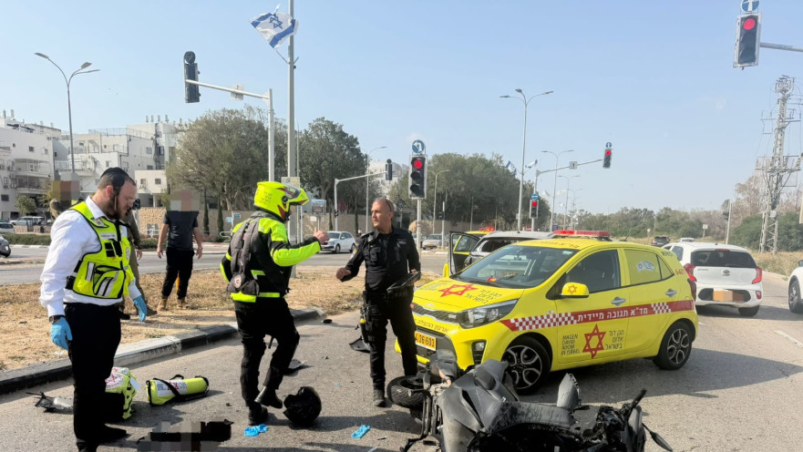 תיעוד מזירת התאונה