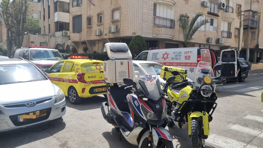זירת האירוע ברח' חבקוק בבני ברק