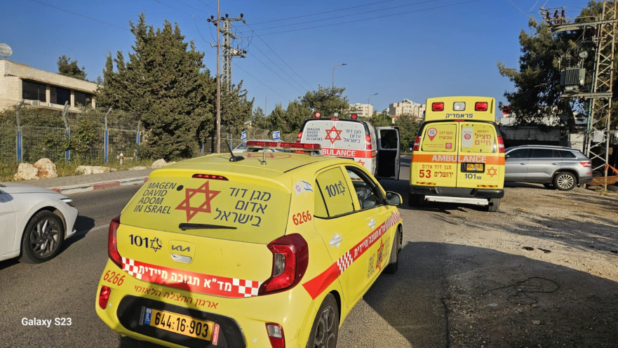 זירת הפגיעה בילד בן ה-9 סמוך לירושלים