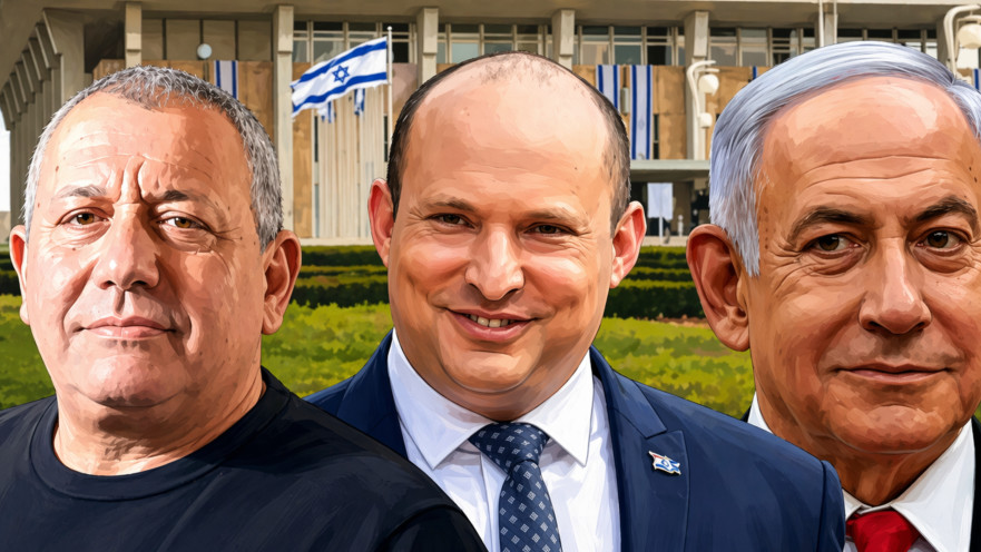 בנימין נתניהו, נפתלי בנט, גדי איזנקוט