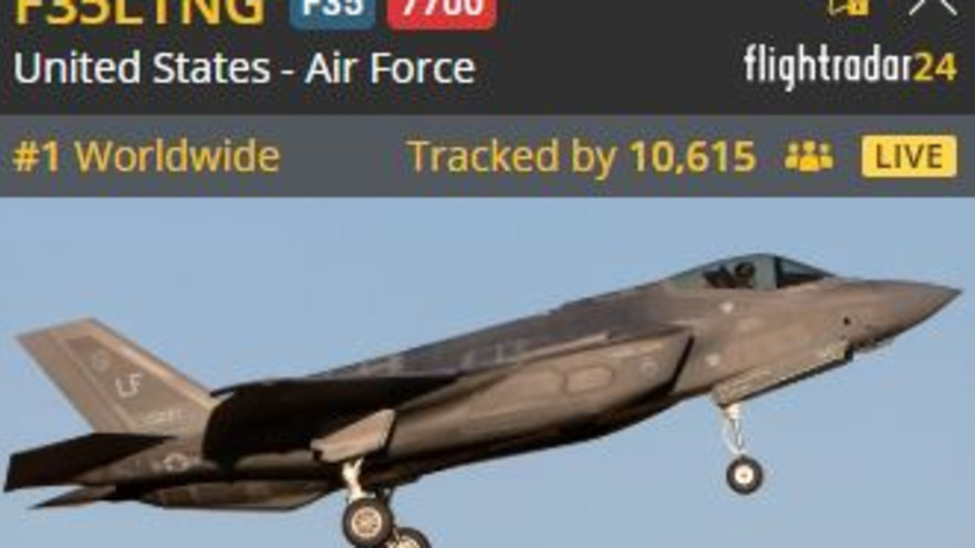 מטוס אמריקאי מסוג F-35 משדר סימן מצוקה