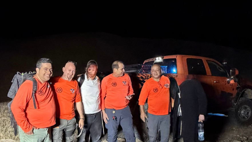 חילוץ המטיילים מנחל עוג