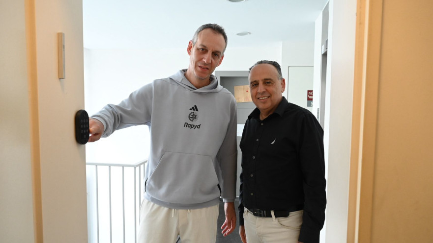 אבי קמחזי מנכ"ל אסא אבלוי ישראל עם עודד קטש