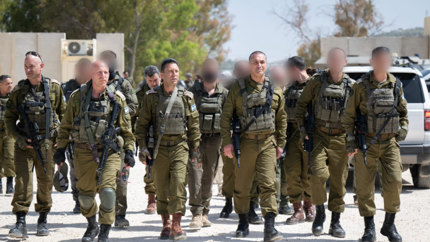 הרמטכ"ל אייל זמיר בסיור והערכת מצב בצפון השומרון