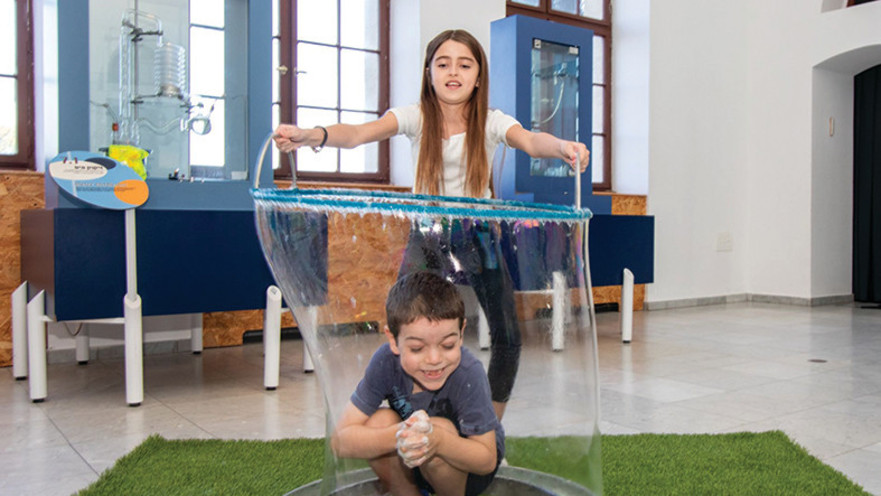 בועות סבון במדעטק חיפה