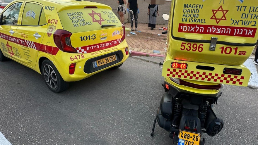 מזירת התאונה הקשה באור עקיבא