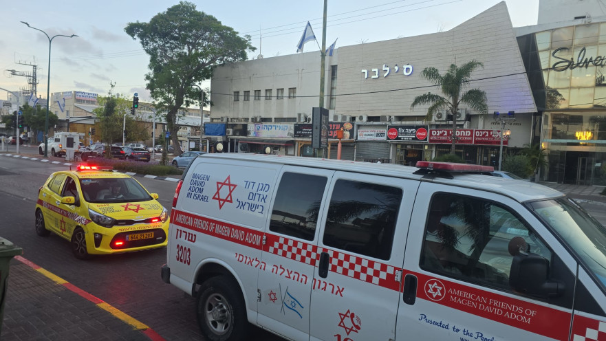 מזירת האירוע בנתניה