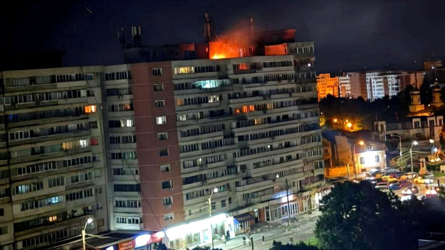 נפילת הכטב"ם הרוסי ברומניה
