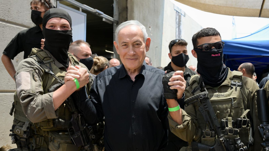 ראש הממשלה נתניהו באוגדה 36 בגבול הצפון