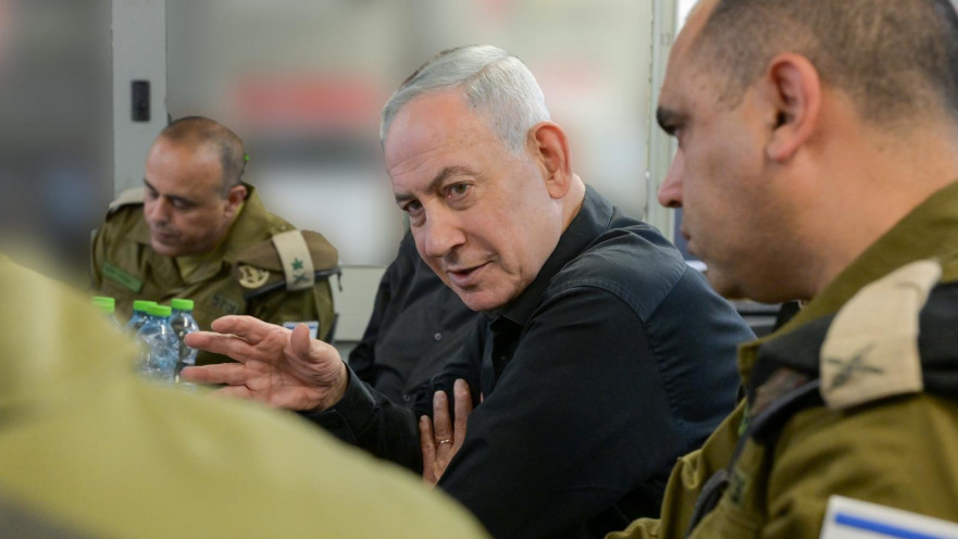 נתניהו בגבול הצפון 