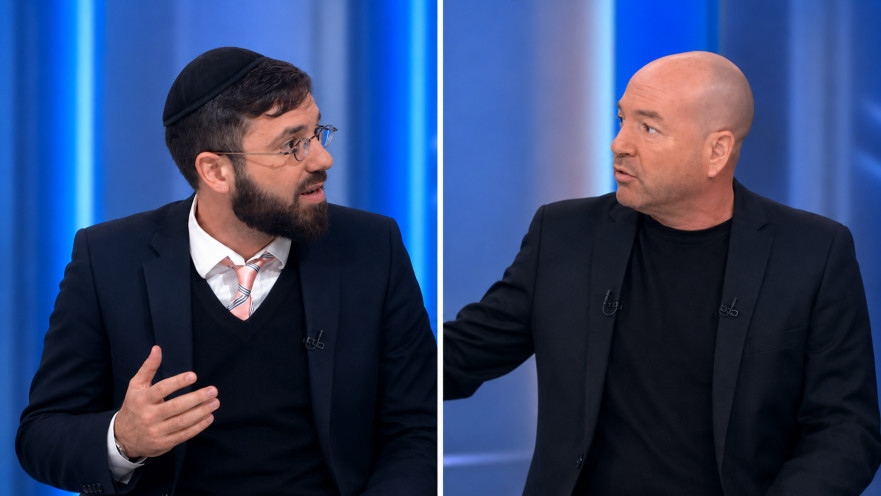 עימות בין אייל ברקוביץ' לדולב דוידוביץ' ב"מוריה ברקו" ברשת 13