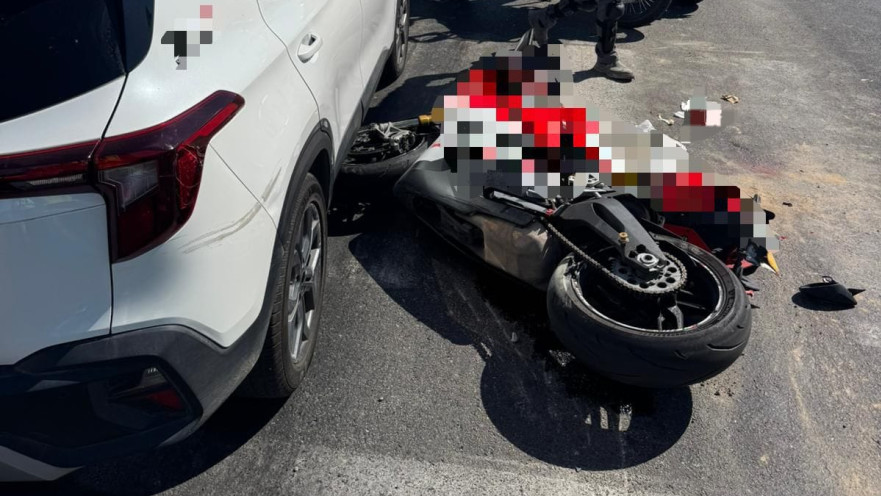 תיעוד מזירת התאונה