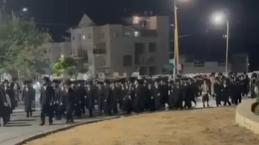 חרדים מפגינים