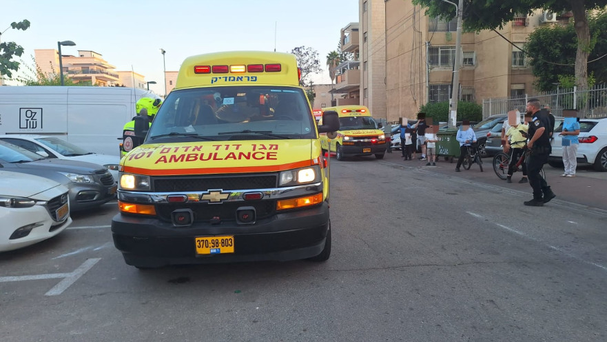 תאונה בקרית אתא: פעוטה כבת 3 נפצע באורח אנוש