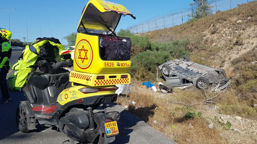 תיעוד מזירת התאונה