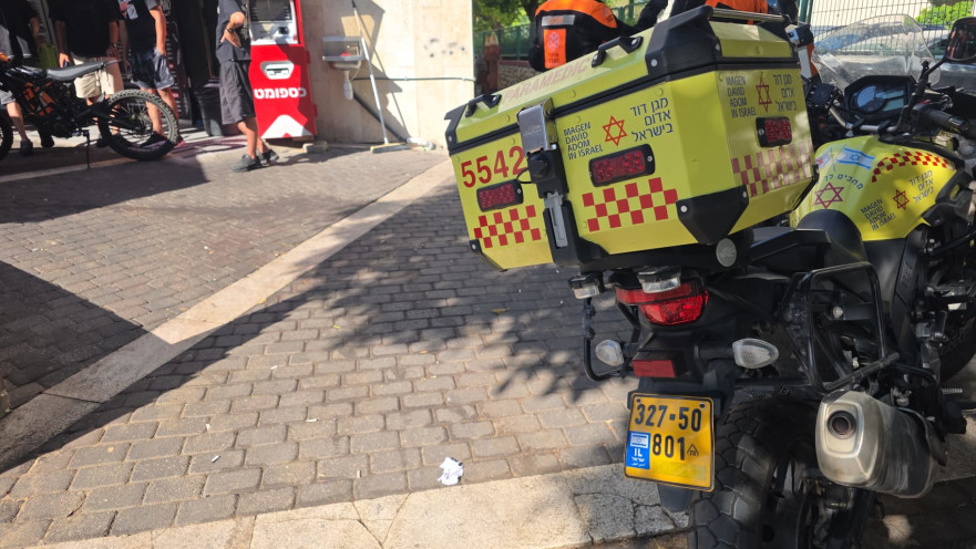 מד"א בזירת אירוע האלימות באשדוד