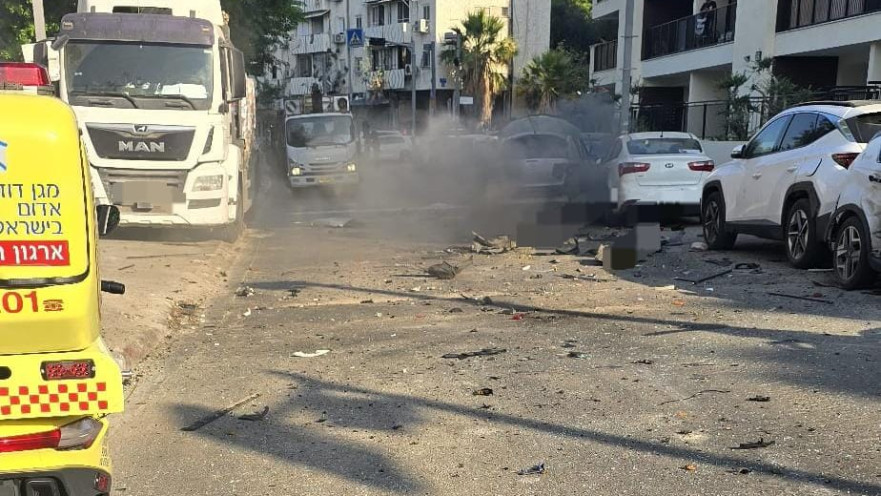 פיצוץ רכב ביפו