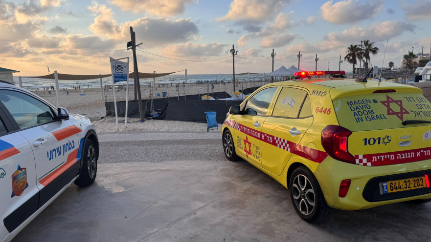טרגדיה בחוף של ראשון לציון: נקבע מותו של גבר בן 25