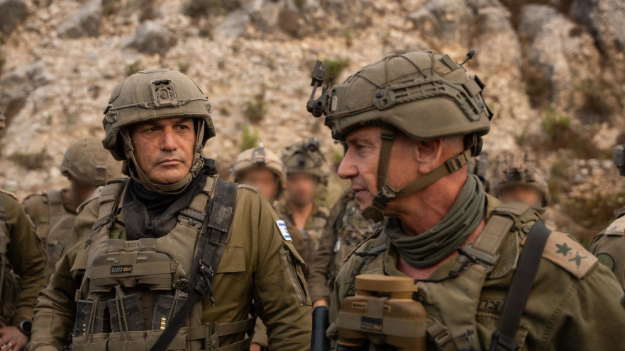 אייל זמיר במבצר הבופור בלבנון