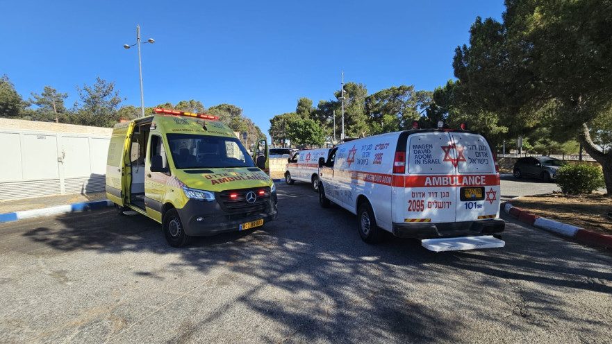 מזירת אירוע ההרעלה במכון היופי בירושלים