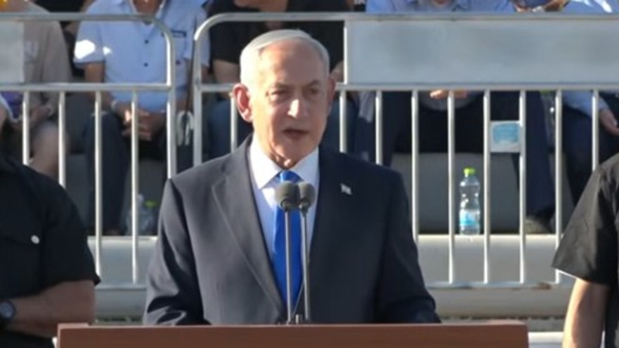 ראש הממשלה בנימין נתניהו בטקס סיום קורס טיס