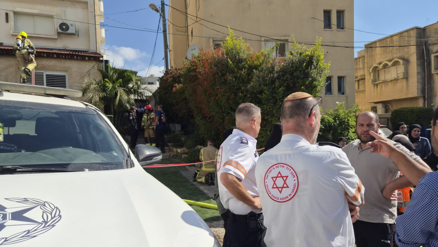 זירת השריפה בבית בטייבה