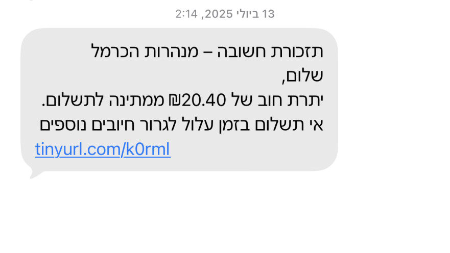 ניסיון הונאה באס אמ אס
