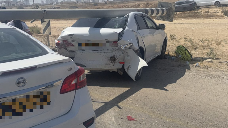 תיעוד מזירת התאונה