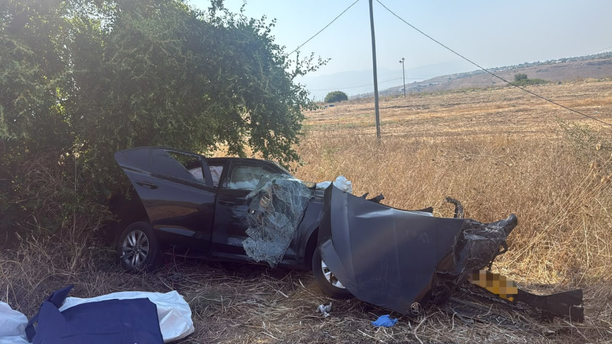 תיעוד מזירת התאונה 