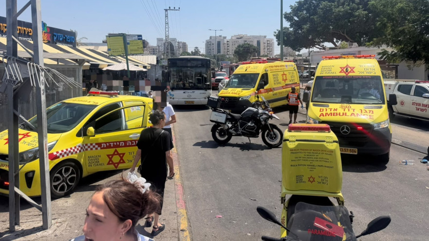 זירת תאונת הדרכים הקשה באשקלון 