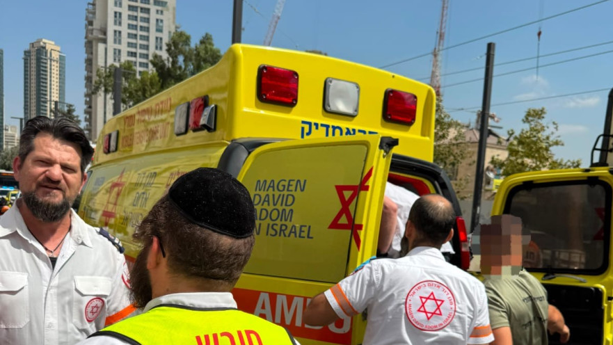 צוותי מד"א באירוע האלימות בירושלים