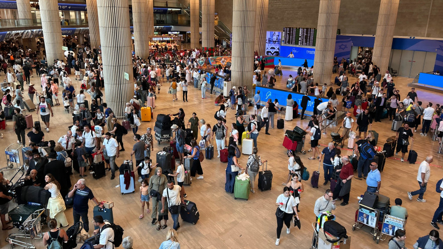 נתב"ג במהלך השביתה והשיבושים