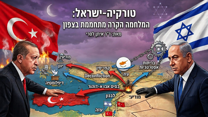 טורקיה-ישראל: המלחמה הקרה מתחממת בצפון