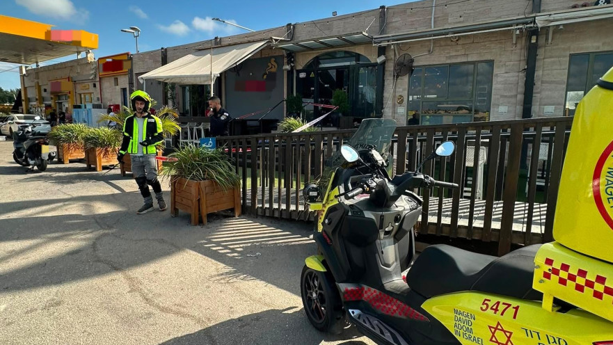 גבר כבן 45 נורה בתחנת דלק סמוך לקיסריה