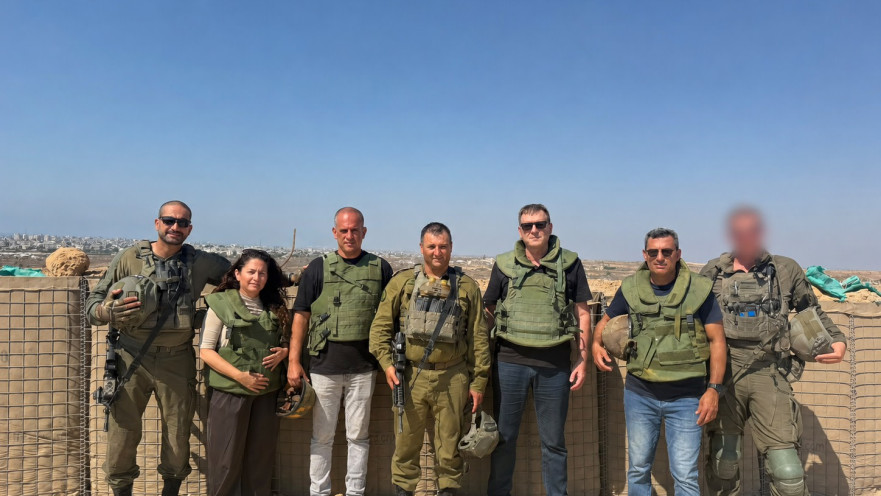 ראשי רשויות עוטף עזה בסיור ברצועה