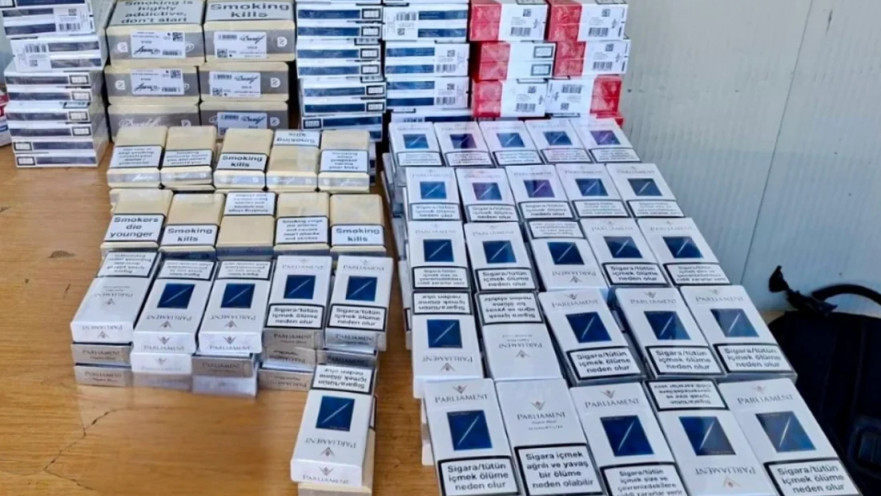 הסיגריות שנתפסו בחזקת הישראלים בקפריסין