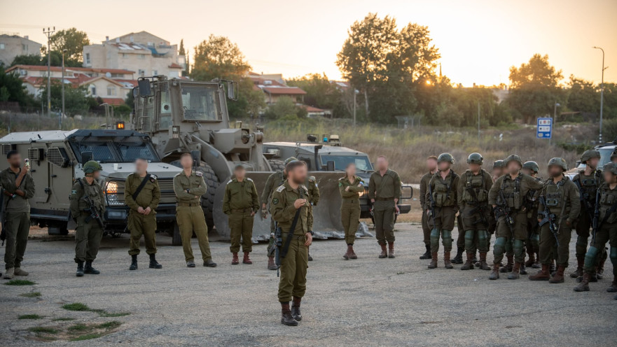 תרגיל הפתע ביהודה ושומרון לקראת החגים