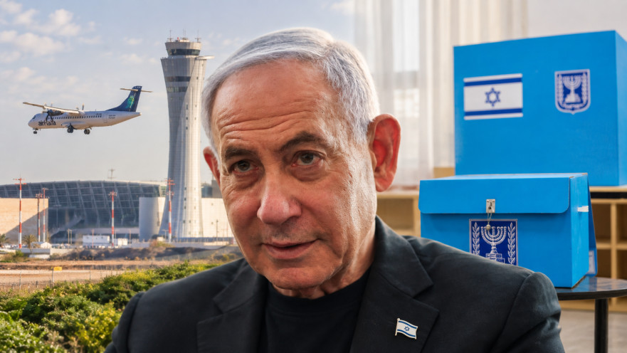 קלפי ונתב"ג, בנימין נתניהו