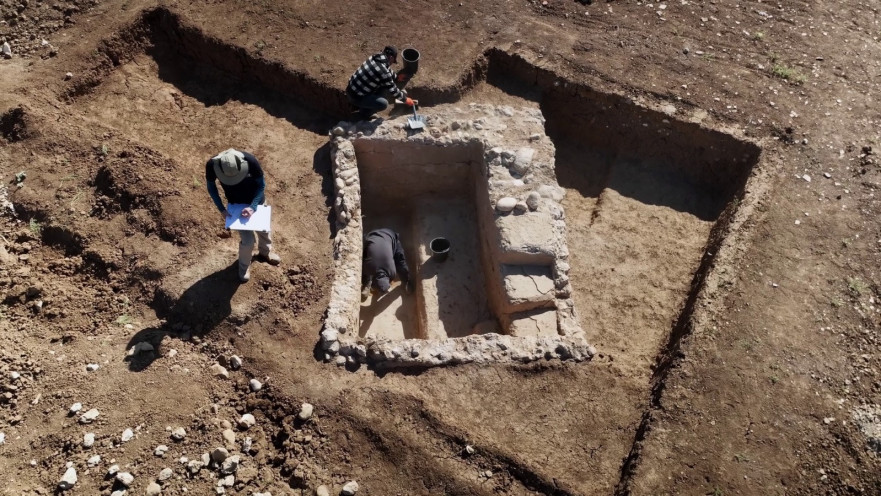 מקווה הטהרה כפי שהתגלה בשכונת כרמי גת