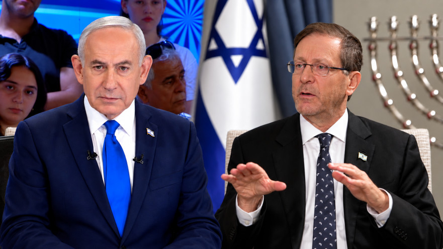 יצחק הרצוג, בנימין נתניהו