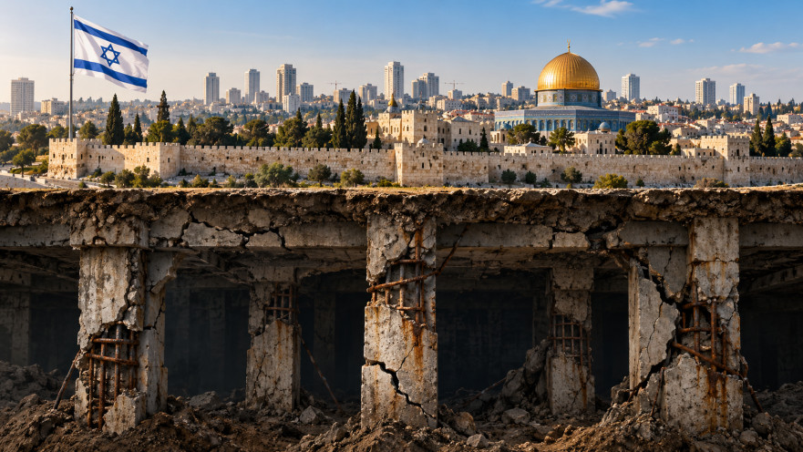 ירושלים, דגל ישראל, עמודי התווך של החברה הישראלית