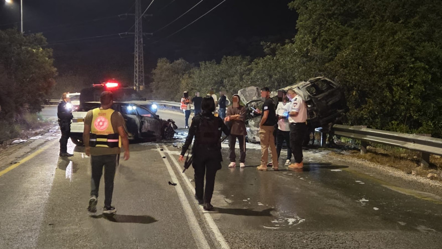 תאונת דרכים סמוך לעמנואל