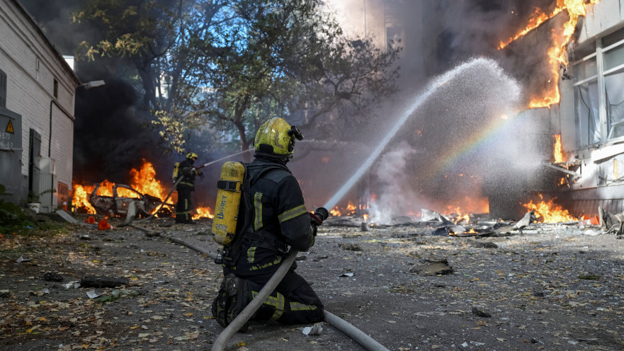 מתקפת מל"טים רוסיים על קייב, אוקראינה