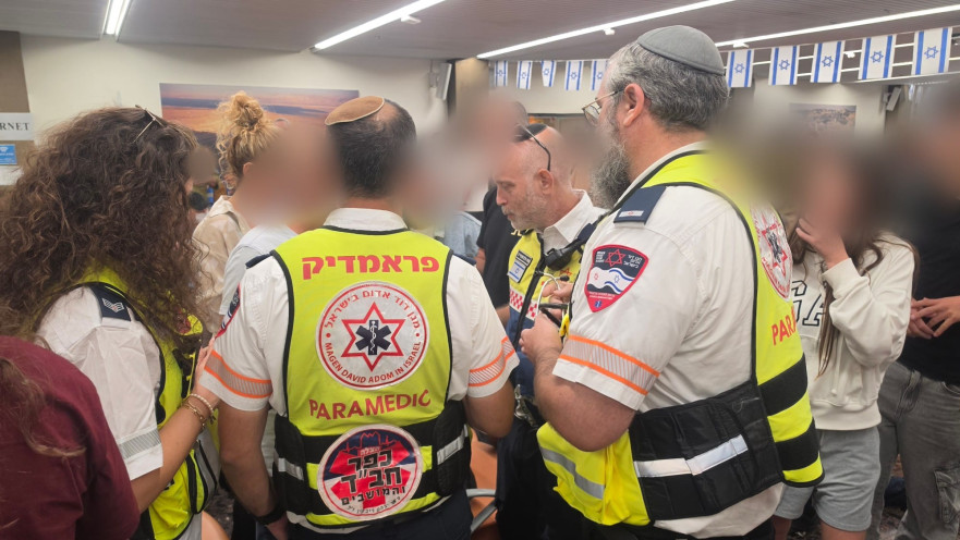 תיעוד מקבלת הנוסעים