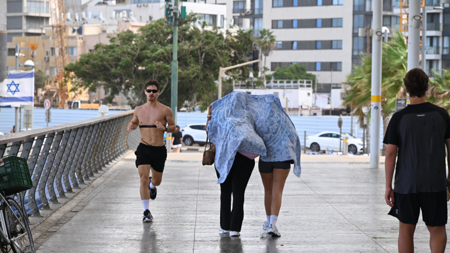 גשם בתל אביב, 1 באוקטובר 2026