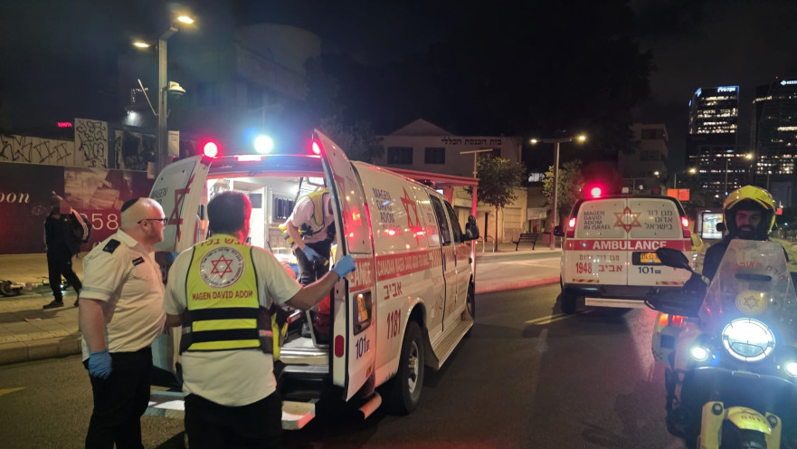 זירת האירוע - מד"א