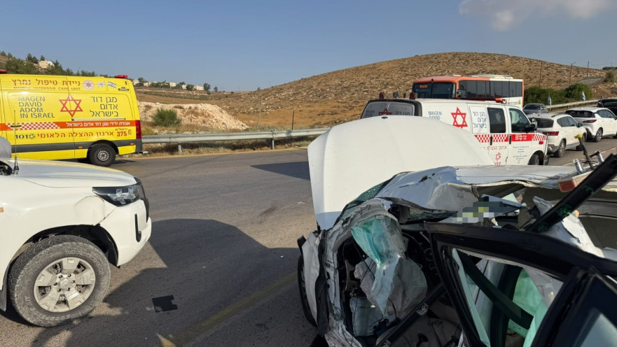 תאונת דרכים סמוך למעלה מכמש